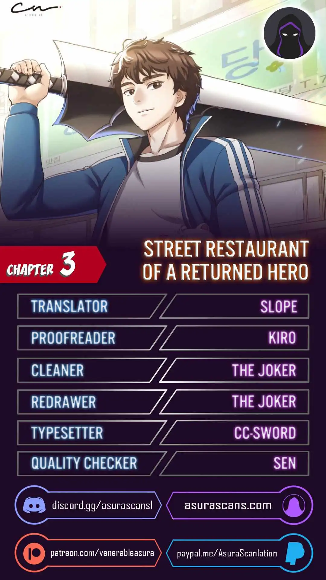 Street Restaurant of a Returned Hero Chapter 3 1